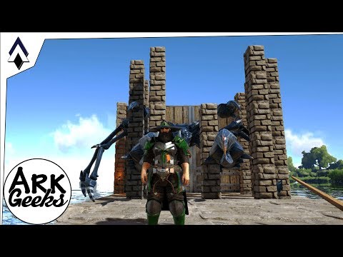 Crab Taming Raft on AberRagnarok : Ep5 : Geeks Network : ARK Gameplay