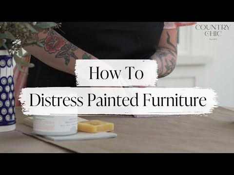 How To Distress Furniture | Top 3 Paint Distressing Techniques | Painted Wood Furniture Distressing