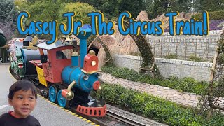 Riding Casey Jr. The Circus Train at Disney Land | March 17, 2025 | POV
