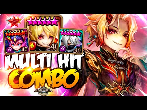 TEAM MULTI HIT with Seren, Verdehile and Han - Summoners War