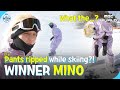 [C.C.] MINO shows off his impressive skiing skills 🏄‍♂️🏔️❄️☃️#WINNER #MINO