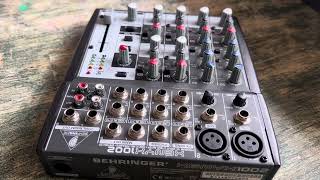 Close Look - Behringer Xenyx 1002 6-channel Analog Mixer