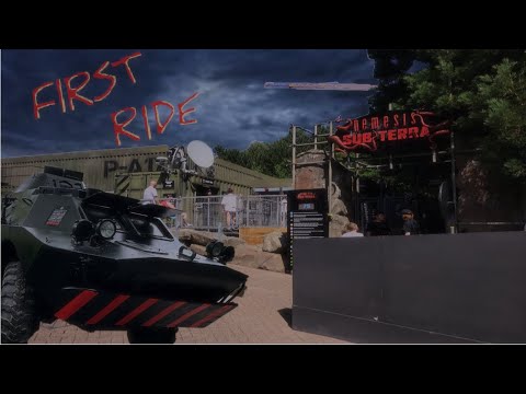 My first ride on Nemesis Sub-Terra at Alton Towers Resort