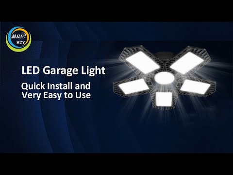 Adjustable folding garage warehouse lighting bulb E26/E27 ceiling lamp