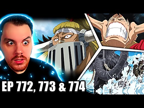 Zunesha Cries! | One Piece REACTION Episode 772, 773 & 774