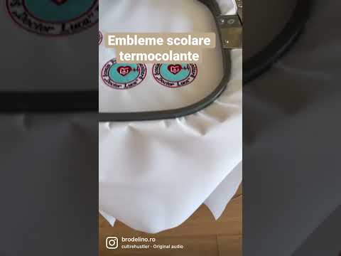 #emblema #brodata pentru o scoala 🙂