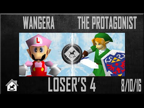 Darkhouse 12 - Wangera (Luigi) Vs. The Protagonist (Link) Super Smash Bros - SSB64