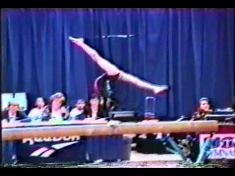 22nd AA Amy Chow BB   1993 USA Gymnastics Championships