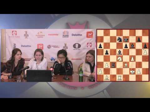 Women’s World Chess Championship Match. Round 7 press-conference.