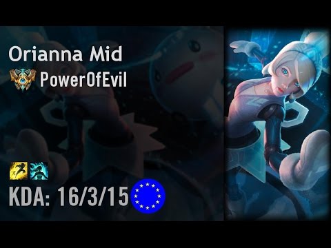 Orianna Mid vs Twisted Fate - PowerOfEvil - EUW Challenger Path 6.3