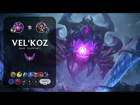 Vel'Koz Support vs Blitzcrank - EUW Master Patch 12.22
