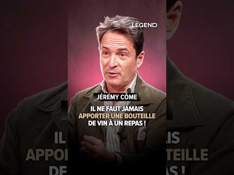 IL NE FAUT JAMAIS APPORTER UNE BOUTEILLE DE VIN À UN REPAS ! EXPERT EN BONNES MANIÈRES