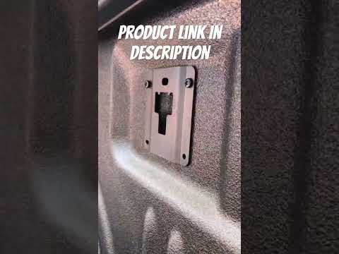 How To Install F150 Lockable Bed Tie Down Hooks #shorts '15-'22 F150, F250, F250