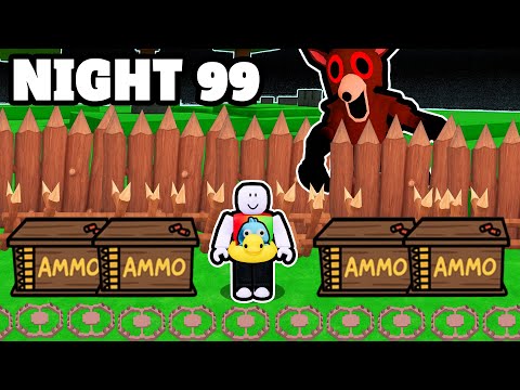 I Built the Most DANGEROUS BASE in 99 Nights in the Forest