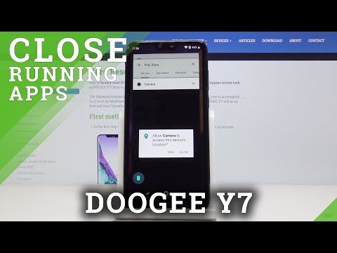How to Disable Background Apps in DOOGEE Y7 - Turn Off Running Apps