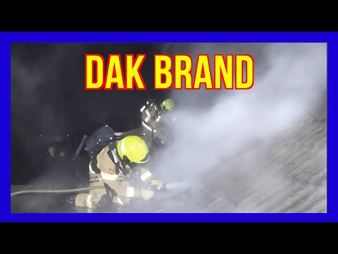 Dakbrand - VOLUNTEERS DUTCH FIREFIGHTERS -
