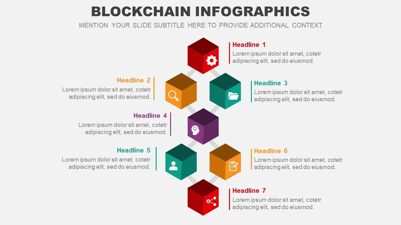 Blockchain Infographics Animated PPT Template