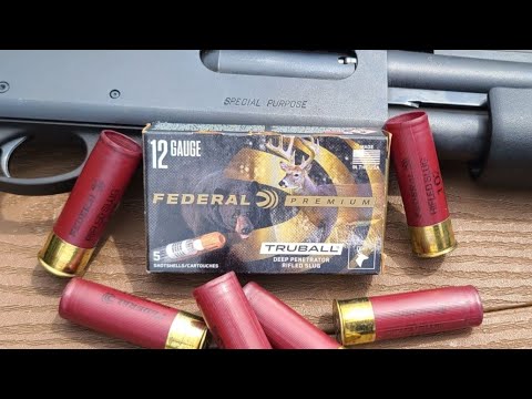 Ammo Test! 12 Gauge Rifled Foster Slug - Federal TruBall Deep Penetrator
