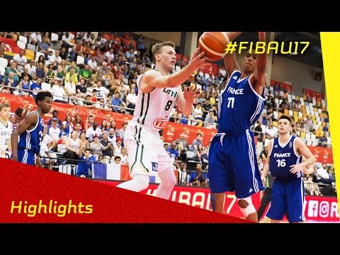 Lithuania v France - Quarter Final - Highlights - FIBA U17 World Championship 2016