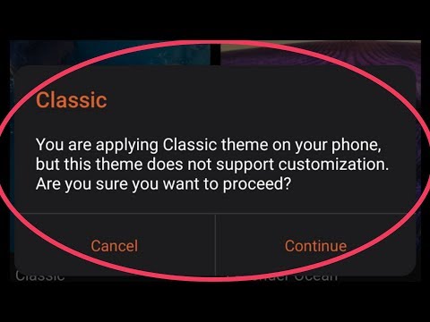 How To Set Applying Classic Theme || In Asus Rog Phone 2