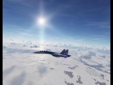 Su-27:  Bomber Intercept (DCS 2.5.6 Flaming Cliffs Instant Action Mission)