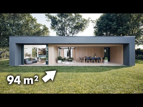 unique modern house with small inner courtyard | WALKTHROUGH & FLOOR PLAN