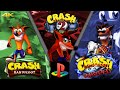 Crash Bandicoot Trilogy PS1 Full Game Walkthrough Longplay 4K 60ᶠᵖˢ UHD