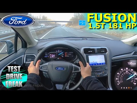 2020 Ford Fusion SE 1.5 EcoBoost 181 HP TOP SPEED AUTOBAHN DRIVE POV
