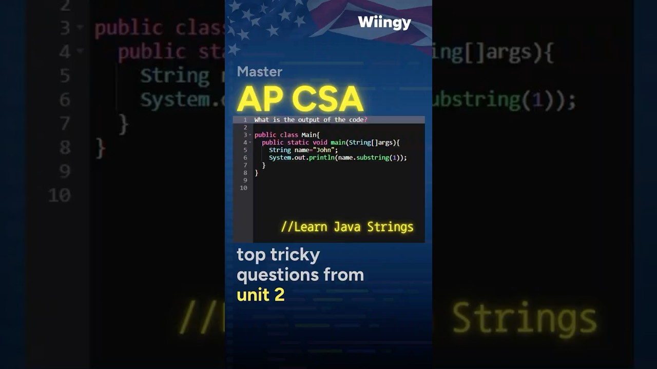 Master #Java Substrings—But Can You Solve This? 🤔