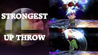 Super Smash Bros. 4 - Who has the strongest Up Throw? (Damage)