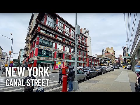 New York City the Canal Street - Major East–West Street - NYC