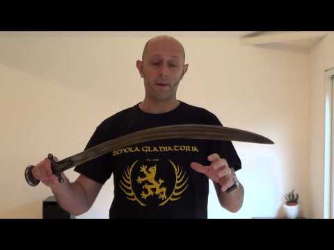 Using the point with very curved swords - eg. sabres and tulwars