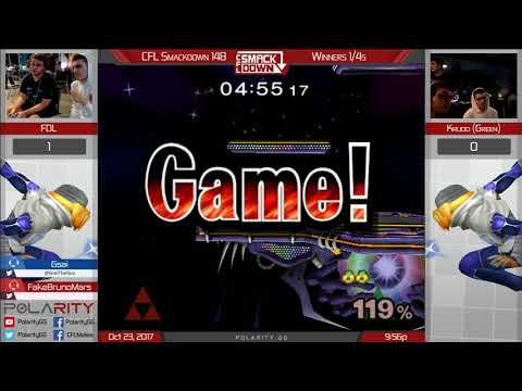 CFL Smackdown 148 Melee - FDL (Sheik) vs Krudo (Green) - Winners Quarters