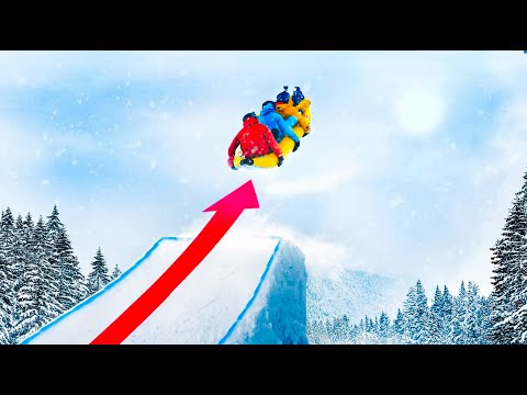 We Built A MASSIVE Sled Jump