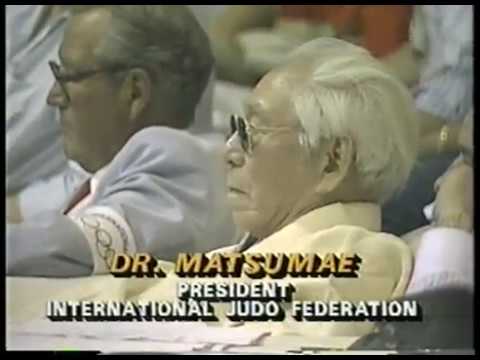 Olympics - 1984 - L A Games - Judo - X Lightwt Bronze Match - USA Edward Liddie Vs FRA Guy Delvingt