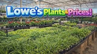 Lowe’s Garden Center Walkthrough 🌿 Plants & Prices!