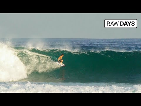 RAW DAYS | Desert Point, Indonesia | 20-second left-hander barrel rides