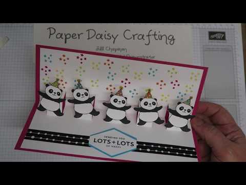Stampin' Up! Party Pandas Pop Up card