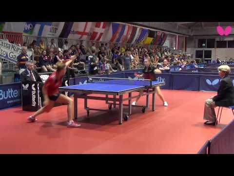 EYC 2014, Junior Girls Singles: Lea RAKOVAC (CRO) vs. Margo DEGRAEF (BEL)