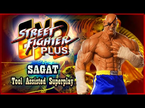 【TAS】STREET FIGHTER EX2 PLUS (PSX \ 1999) - SAGAT