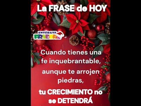 FRANJA INFORMATIVA ENTÉRATE PRADERA DEL 22 DE DICIEMBRE 2025