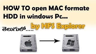 How to open Mac hard drive in windows 10