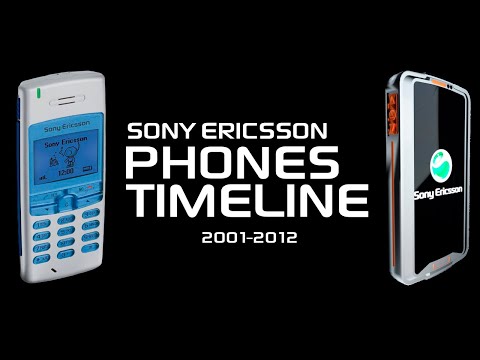 All Sony Ericsson Phones Evolution Timeline 2001 2012