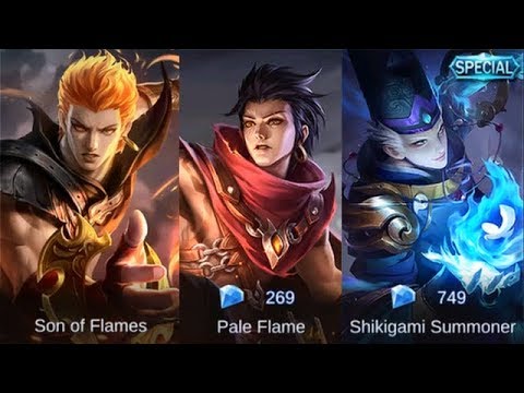 All Valir Remodel Skin Gameplay (Son Of Flames | Pale Flame | Shikigami Summoner) Mobile Legends Video