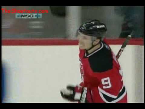 Zach Parise (NJD) vs. Tim Thomas (BOS) Shootout April 2, 2008