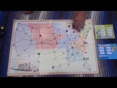 Jeff Shows how to play a turn of Loaded Up & Truckin'