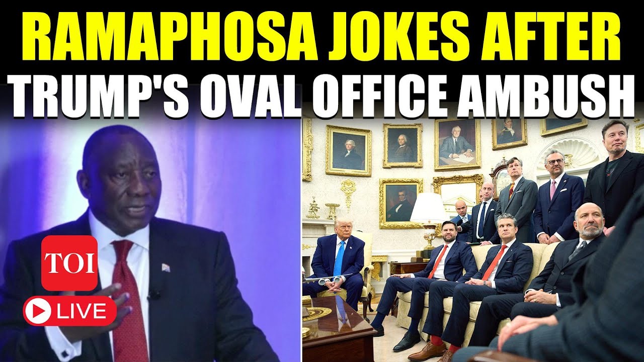 Ramaphosa LIVE | 'Some Wanted Drama But...': South Africa President After Trump 'BULLIES' Him