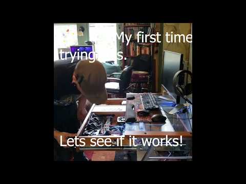 FIRST TRY! Removiable Pull-out Drawer on my Home Made Desk PC: Gipsy Danger!