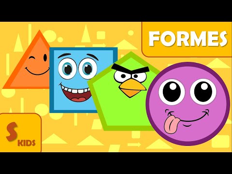 APPRENDRE les FORMES GEOMETRIQUES pour enfants - VOCABULAIRE en Français.