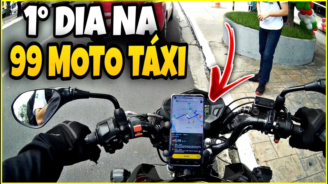 QUANTO GANHEI NO PRIMEIRO DIA NA 99 MOTO TÁXI 